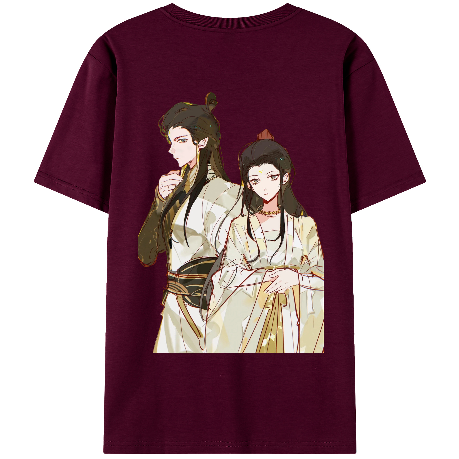 （画像用） Ne Zha 2 ナタ 魔童の大暴れ レディース半袖Tシャツ(バックプリント)